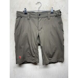 Chrome Industries Folsom Shorts Mens 32 Olive Green Cycling Bike Commuter AP-180